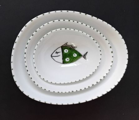 Schälchenset aus Porzellan
