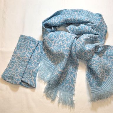 Stulpen und Schal aus Walkstoff