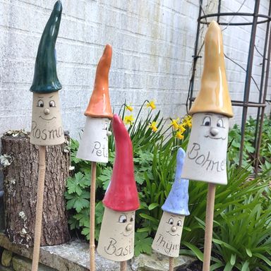 Gartenwichtel aus Keramik
