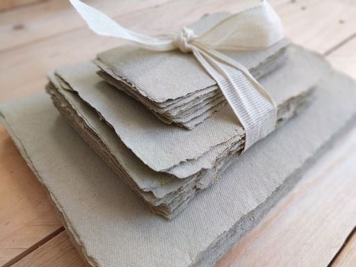 Briefpapier, handgeschöpft