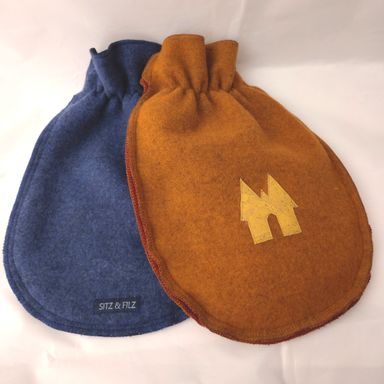 Wärmflaschenhülle aus Filz