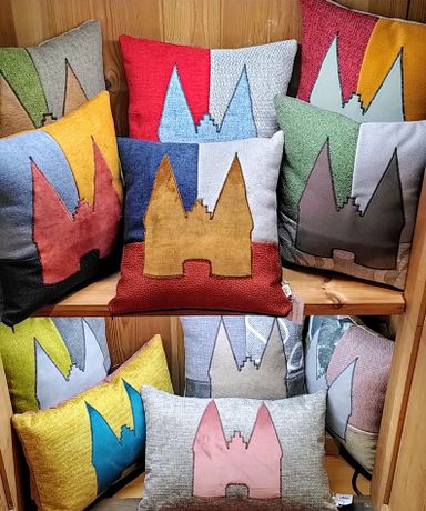Holstentor-Kissen Upcycling
